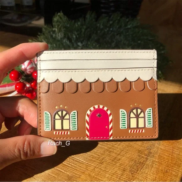 Kate Spade Gingerbread House Card Holder - Picture 5 of 7